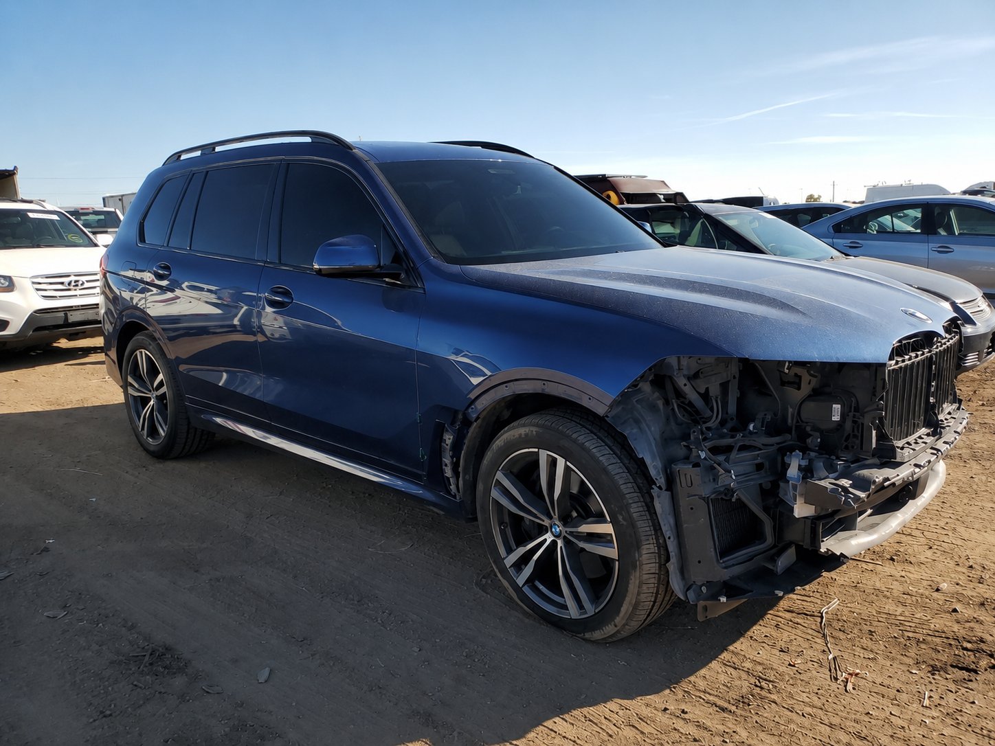 BMW X7 2022 Blue vin: 5UXCW2C05N9J28917